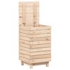 vidaXL veļas grozs, 44x44x76 cm, priedes masīvkoks