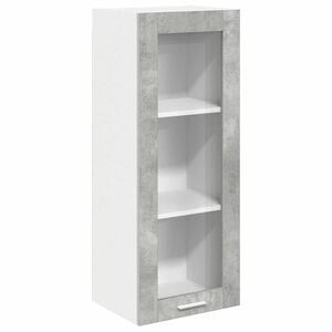 vidaXL Piekarams skapītis ar durvīm Betona pelēks 40 x 31 x 100 cm