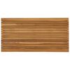 vidaXL Galda virsma 110 x 55 x 3,5 cm Taisnstūra Ciets tek&scaron;a koks