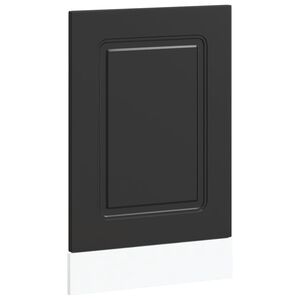 vidaXL trauku mazgājamās ma&scaron;īnas panelis Kalmar melns 45x1,5x57 cm