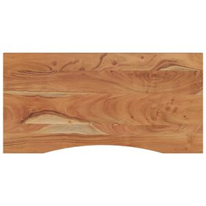 vidaXL galda virsma, 120x60x2,5 cm, taisnstūra, akācijas masīvkoks