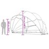 vidaXL Baseina kupols Zila 592 x 590 x 275 cm