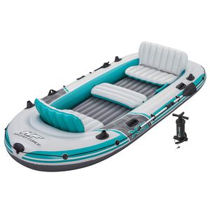 Bestway Piepū&scaron;amā laiva Pelēka un balta 3,64 x 1,66 m PVC