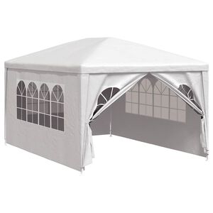 vidaXL svinību telts, 3x4 m, balta
