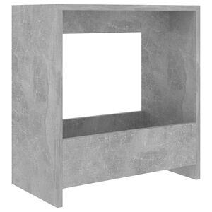vidaXL galdiņ&scaron;, betona pelēks, 50x26x50 cm, inženierijas koks