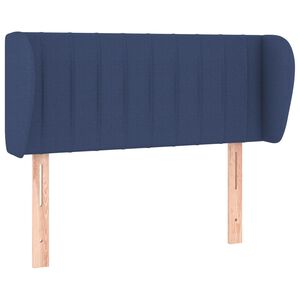 vidaXL galvgalis ar malām, 83x23x78/88 cm, zils audums