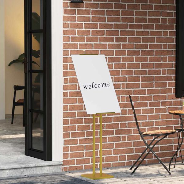 vidaXL Izstāžu stendi Zelts 26,5 x 26,5 x 150 cm Tērauds