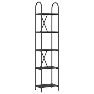 vidaXL Grāmatu plaukts 5 līmeņi 40 x 30 x 183 cm Inženierijas koks