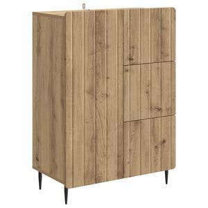 vidaXL Puse Artisan Ozols 66 x 34,5 x 91,5 cm Inženierijas koks