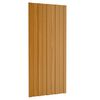 vidaXL jumta paneļi, 36 gab., cinkots tērauds, dabīga krāsa, 100x45 cm