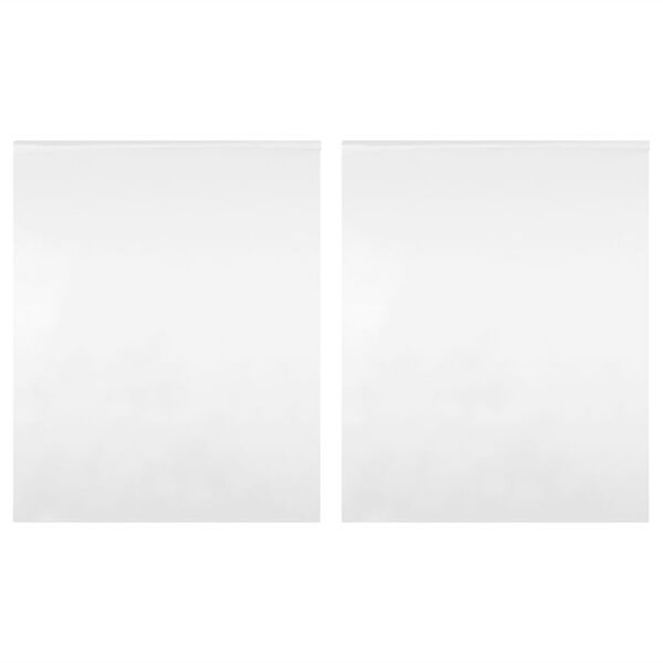vidaXL spoguļplēves, 2 gab, pa&scaron;līmējo&scaron;as, 90x200 cm, PET