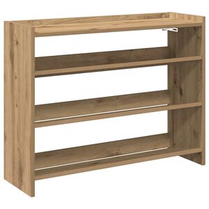 vidaXL apavu plaukts koka krāsā 80x25x62 cm inženierijas koks