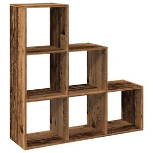 vidaXL telpas sadalītājs, grāmatu plaukts, 3 līmeņi, 99x29x99 cm