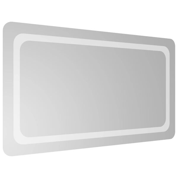 vidaXL vannasistabas spogulis ar LED, 90x50 cm