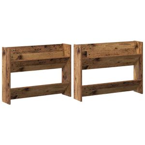 vidaXL Apavu skapis 2 gab. 80 x 18 x 60 cm Inženierijas koks Vecs koks