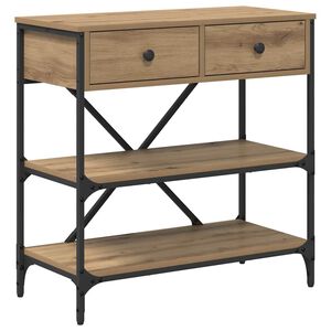 vidaXL Konsoles galds Brūna 75 x 34,5 x 75 cm koka