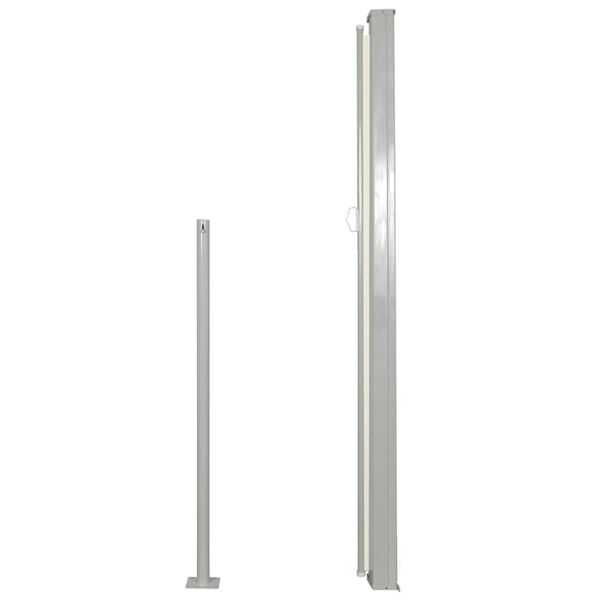 vidaXL izvelkama sānu markīze, 120x300 cm, krēmkrāsā