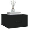vidaXL sienas naktsskapīši, 2 gab., melni, 35x35x20 cm