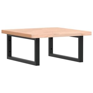 vidaXL izlietnes plaukts, stiprināms pie sienas, tērauds, dižskābardis