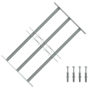 Logu dro&scaron;ības reste ar 3 stieņiem, regulējama, 500-650 mm