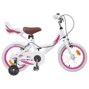 vidaXL Bērnu Velosipēds 16 Collas no 4-6 gadiem Balts