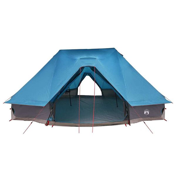 vidaXL Ģimenes Tipi Telts ar jumtu Zila 680 x 430 x 270 cm