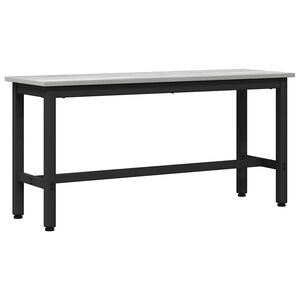 vidaXL Ēdamgalds Pelēks Sonoma 100 x 32,5 x 48,5 cm