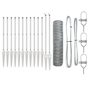 vidaXL Žoga āķis Sudraba