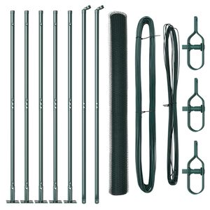 vidaXL Žoga āķis Zaļa