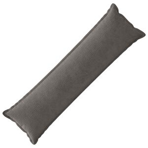 vidaXL Spilvenu pārvalks HOUTEN Tum&scaron;i pelēka 40 x 145 cm kordurojs