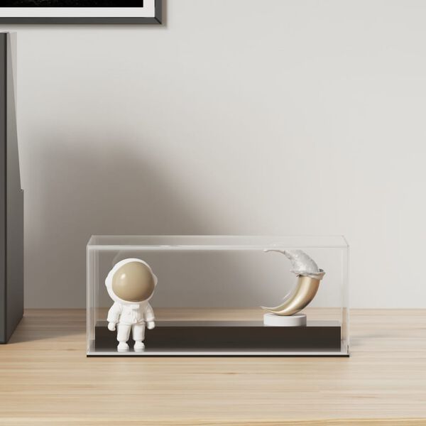 vidaXL vitrīnas kaste, caurspīdīga, 19,5x8,5x8,5 cm, akrils