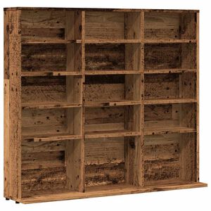 vidaXL CD skapis Old Wood 100x23x89,5 cm Engineered Wood