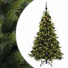 vidaXL Mākslīgā Ziemassvētku egle ar bumbiņu 180 cm 300 LED