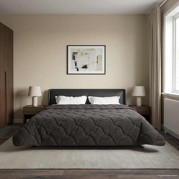 vidaXL Pilnas gada sega Tiltiņ&scaron; Antracīts 220 x 240 cm