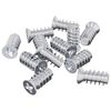 vidaXL Skrūve 12 gab. Sudraba M6 x 12 mm Dzelzs