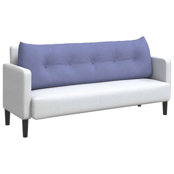 vidaXL Atpakaļ spilvens Džinsu zils 160 x 24 x 50 cm audums