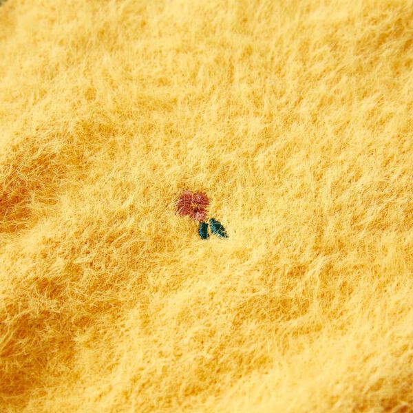 Bērnu džemperis, adīts, dzeltenbrūns, 128