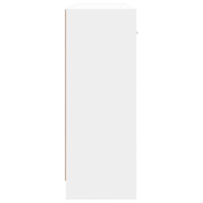 vidaXL skapītis, balts, 91x28x75 cm, inženierijas koks