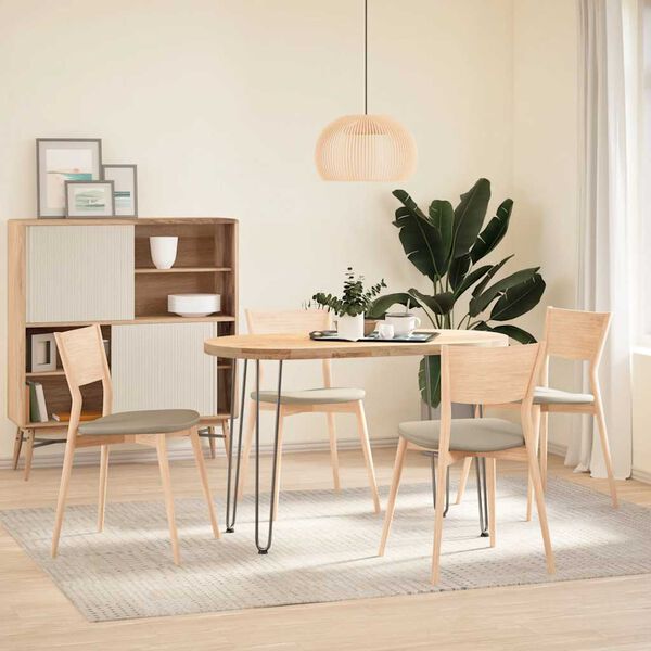 vidaXL konsoles galdiņu matadatas kājas, 4 gab., dabīgs tērauds, 72 cm, masīvs tērauds