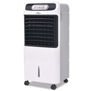 vidaXL gaisa dzesētājs, pārvietojams, 80 W, 12 L, 496 m&sup3;/h