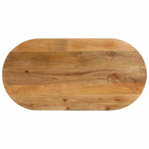 vidaXL galda virsma, 80x40x3,8 cm, ovāla, mango masīvkoks