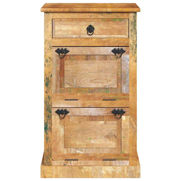 vidaXL apavu skapītis ar atvilktni, 4 plaukti, pārstrādāts koks