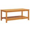 vidaXL Sānu galds Eļļa dabīgā 110 x 55 x 45 cm Cietā akācijas koks