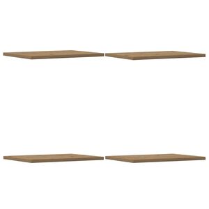 vidaXL plauktu dēļi 4 gab. koka krāsa 40x30x1,5 cm inženierijas koks