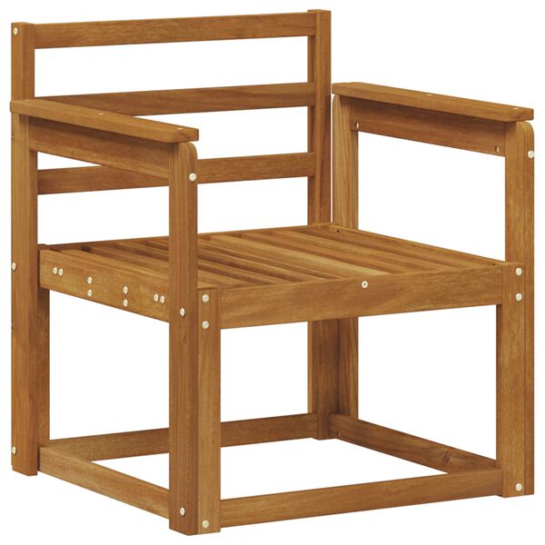 vidaXL Āra dīvāns Cietā akācijas koks Dabiska