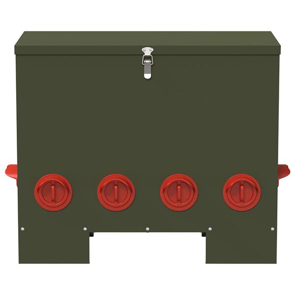 vidaXL Vistas barotava Olīvu zaļ&scaron; 60,5 x 29 x 51 cm