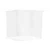 vidaXL Moskītu siets gultai Taisnstūra 156 mesh 220 x 100 x 150 cm