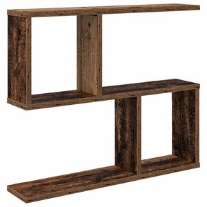 vidaXL Sienas plaukts Vecs koks 60 x 12 x 50,5 cm