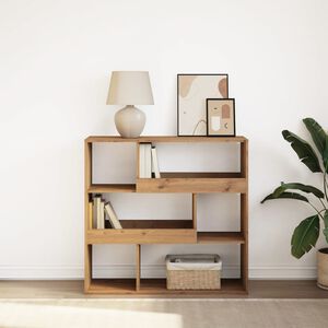 vidaXL grāmatu plaukts, koka krāsa, 100x33x94,5 cm