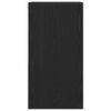 vidaXL naktsskapītis ar atvilktni melns ozols 35x34x66,5 cm